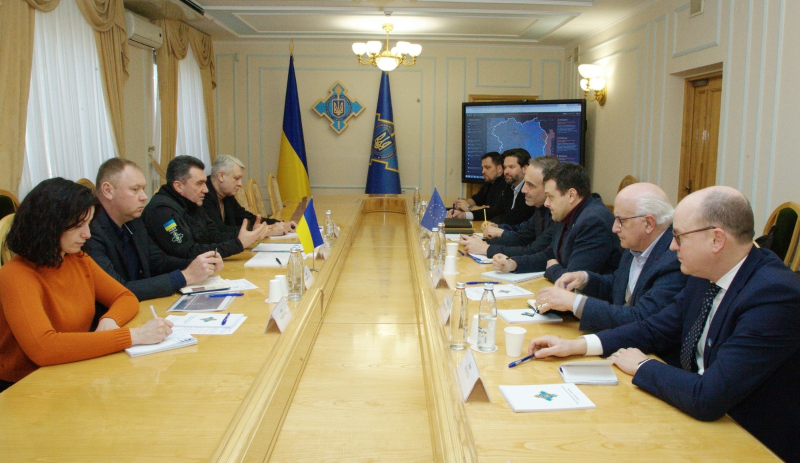 Секретар РНБО України О. Данілов провів зустріч з делегацією ...